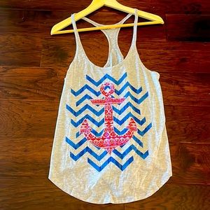 bear dance anchor tank top